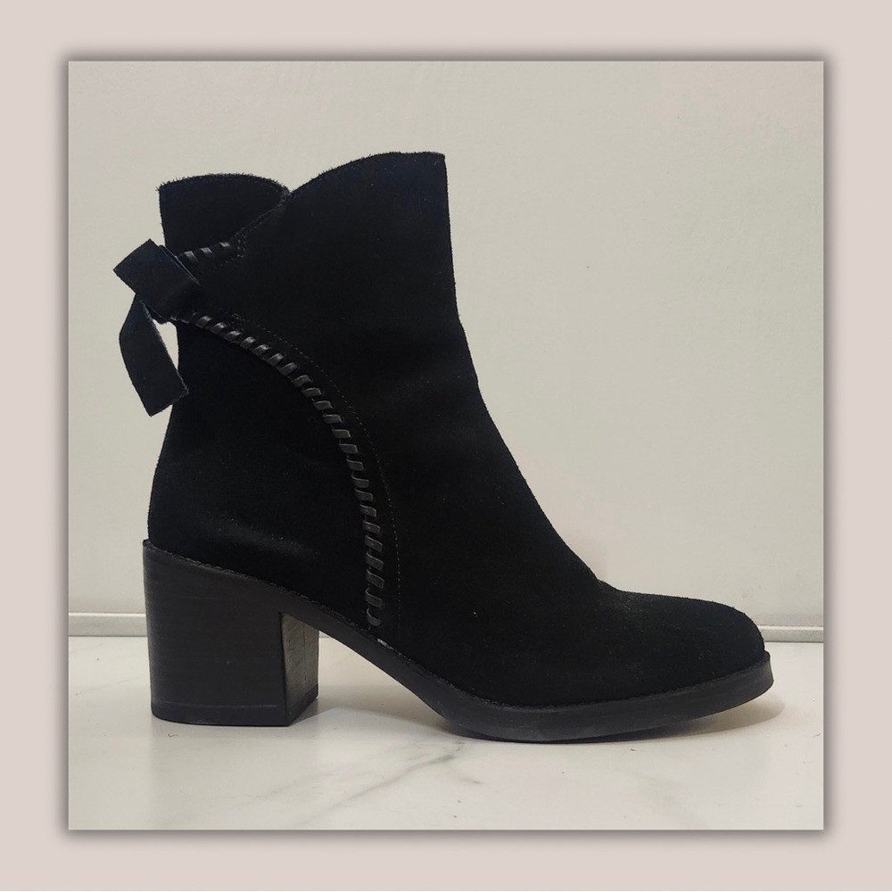 UGG W FRAISE WHIPSTITCH BOOTS | BLACK | 9.5